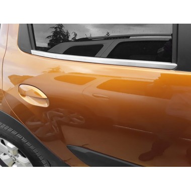 Нижняя хром окантовка окон Renault Duster II 2021+ бренд – Omtec (Omsaline) главное фото